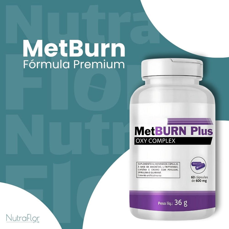 MetBurn Plus Original 60cp - Suplemento Natural - Promoção Exclusiva + Frete Grátis