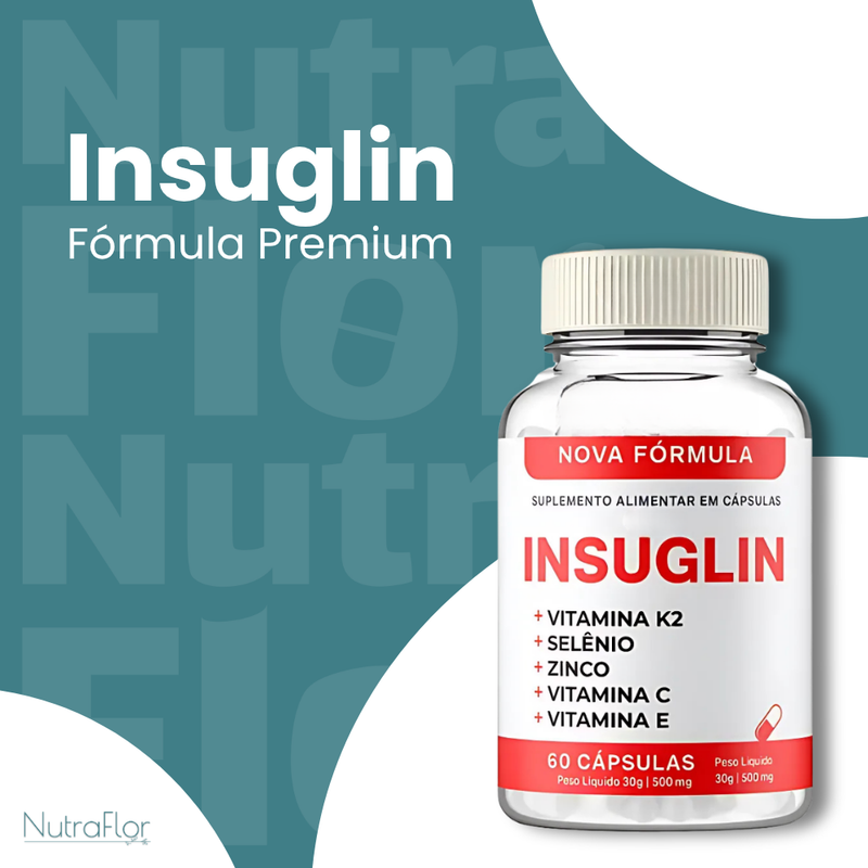 Insuglin Original 60cp - Suplemento Natural - Promoção Exclusiva + Frete Grátis