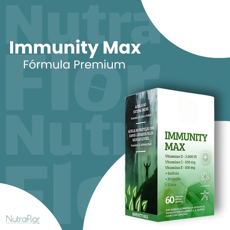 Immunity Max Original 60cp - Suplemento Natural - Promoção Exclusiva + Frete Grátis