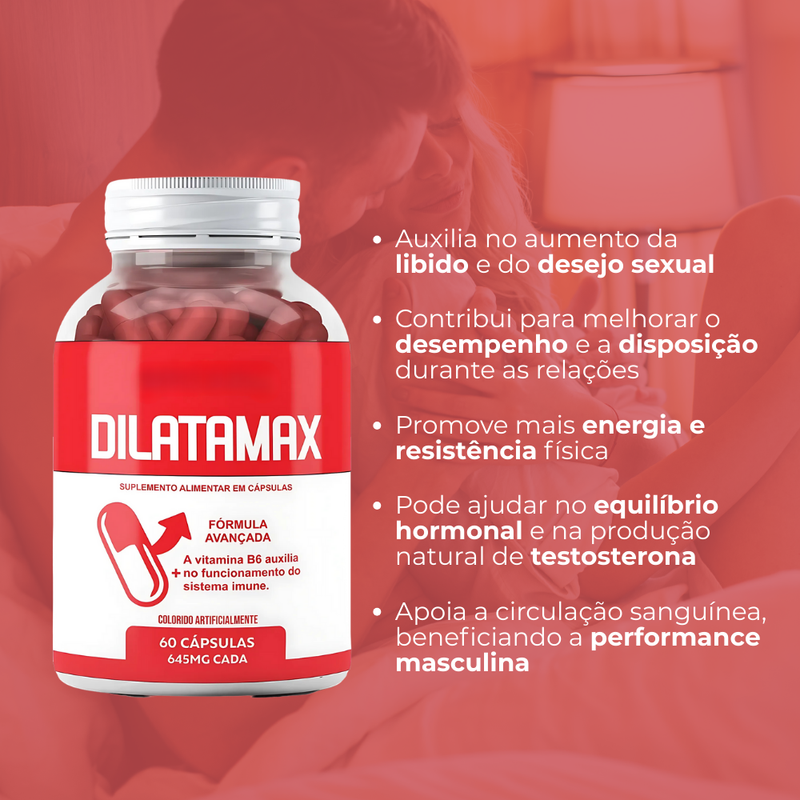 Dilatamax Original 60cp - Suplemento Natural - Promoção Exclusiva + Frete Grátis