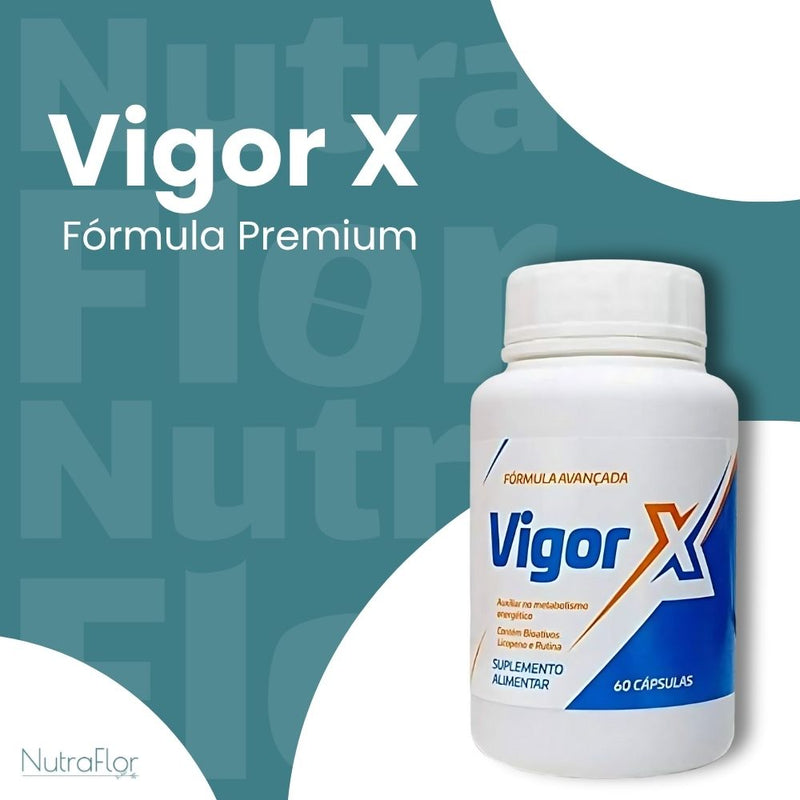 Vigor X Original 60cp  - Suplemento Natural - Promoção Exclusiva + Frete Grátis