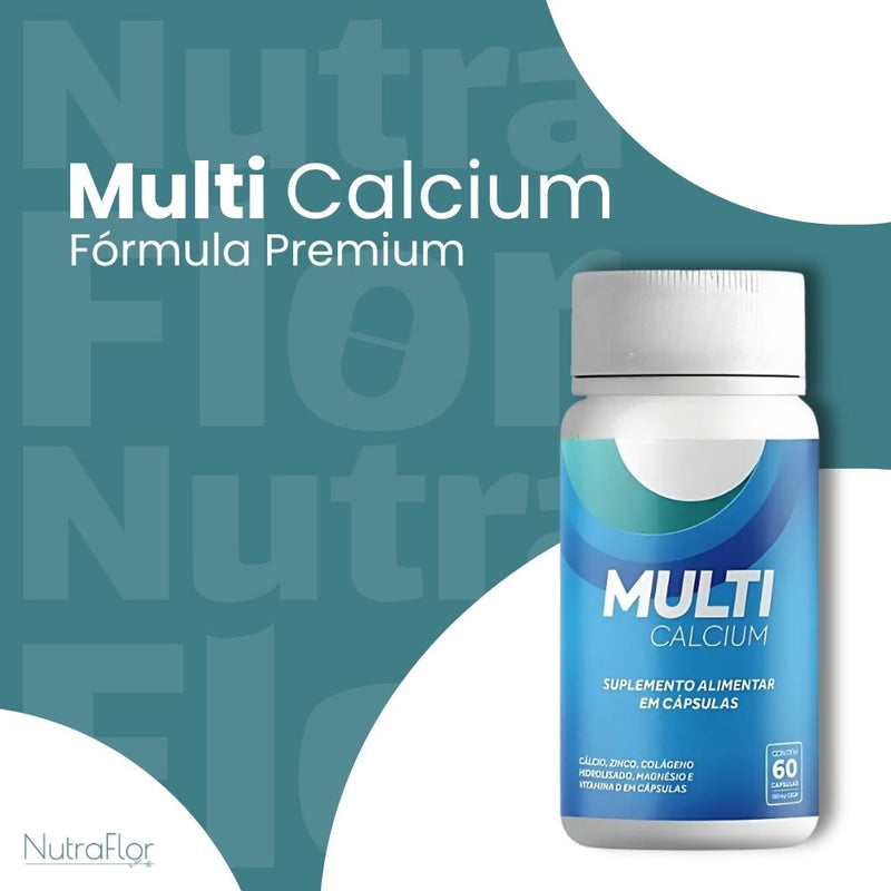 Multi Calcium Original 60cp - Suplemento Natural - Promoção Exclusiva + Frete Grátis