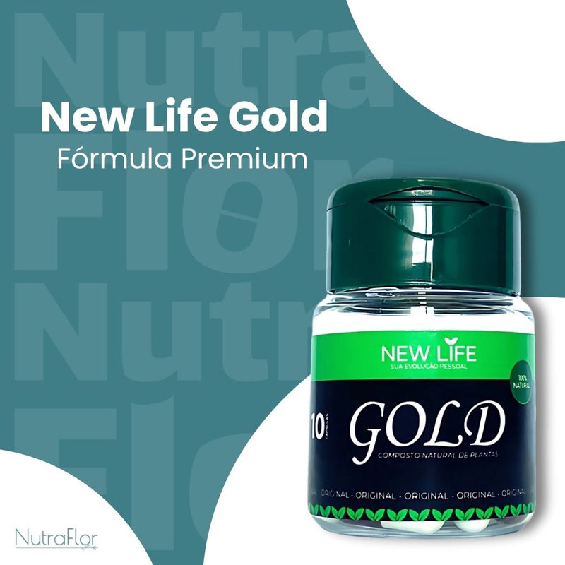 New Life Gold Original 15cp  - Suplemento Natural - Promoção Exclusiva + Frete Grátis