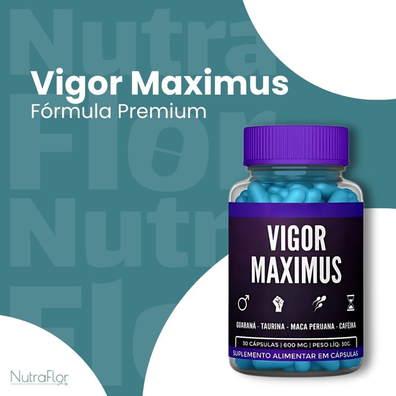 Vigor Maximus Original 30cp - Suplemento Natural - Promoção Exclusiva + Frete Grátis