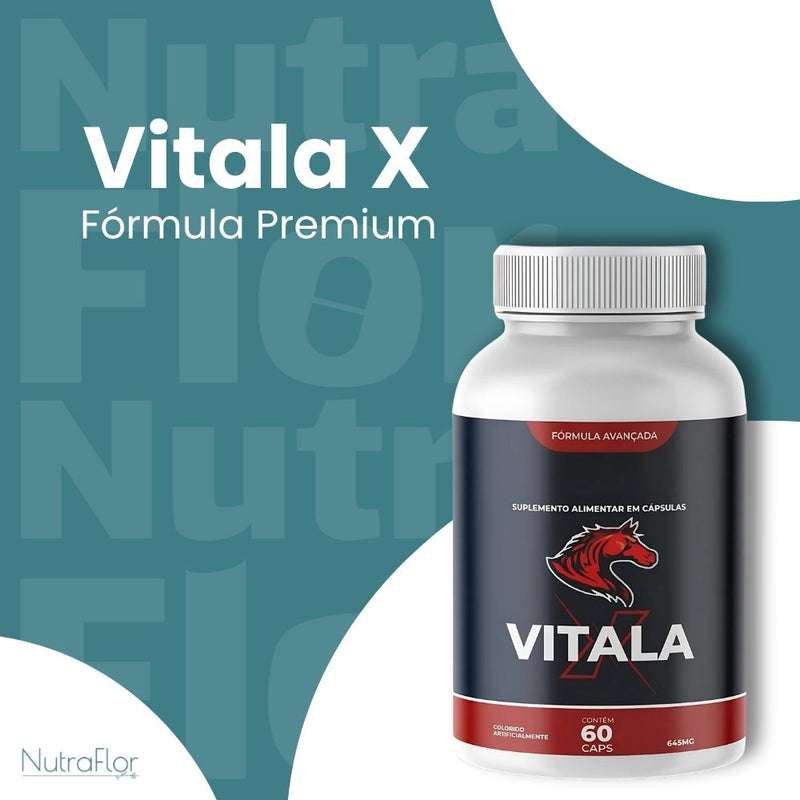 Vitala X Original 60cp - Suplemento Natural - Promoção Exclusiva + Frete Grátis