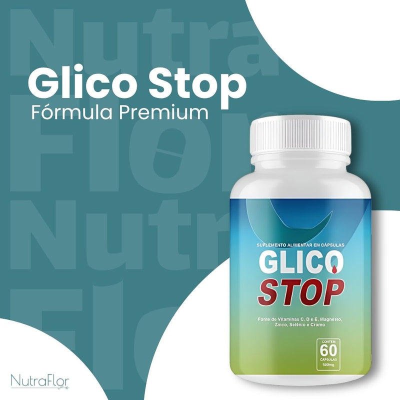 Glico Stop Original 60cp - Suplemento Natural - Promoção Exclusiva + Frete Grátis