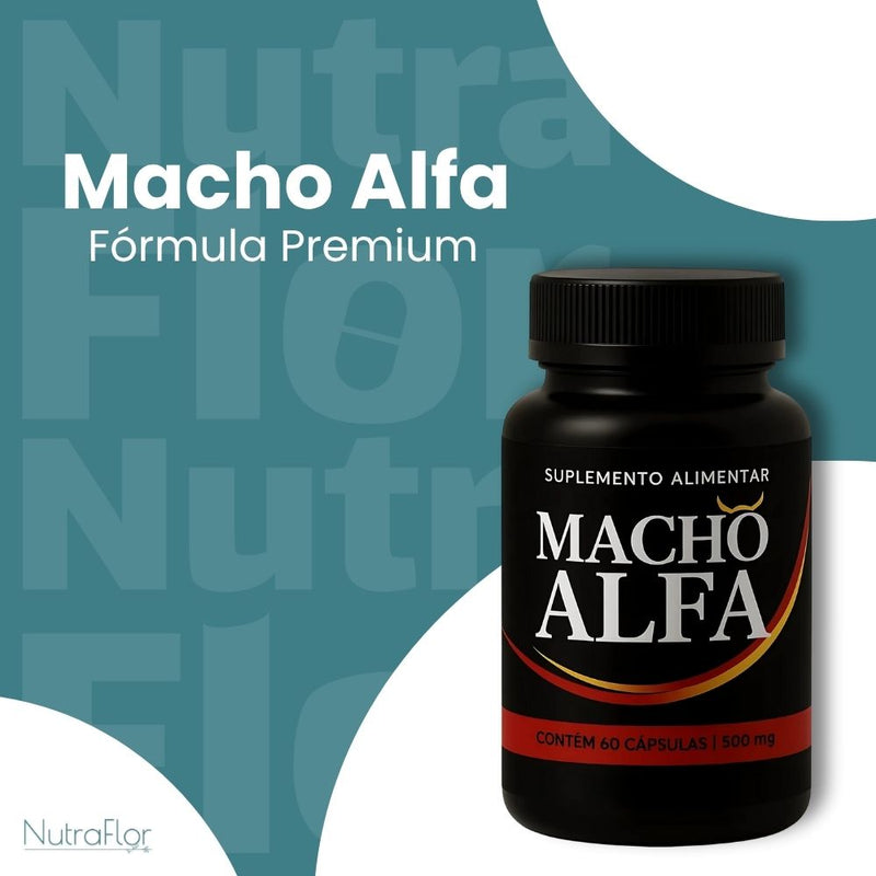 Macho Alfa Original 60cp - Suplemento Natural - Promoção Exclusiva + Frete Grátis