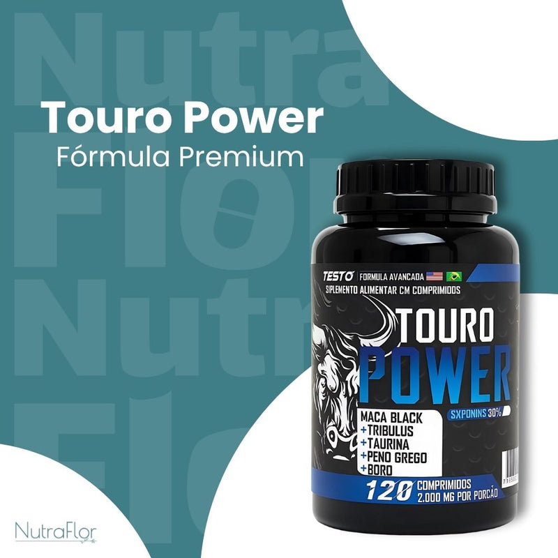 Touro Power Original 120cp - Suplemento Natural - Promoção Exclusiva + Frete Grátis