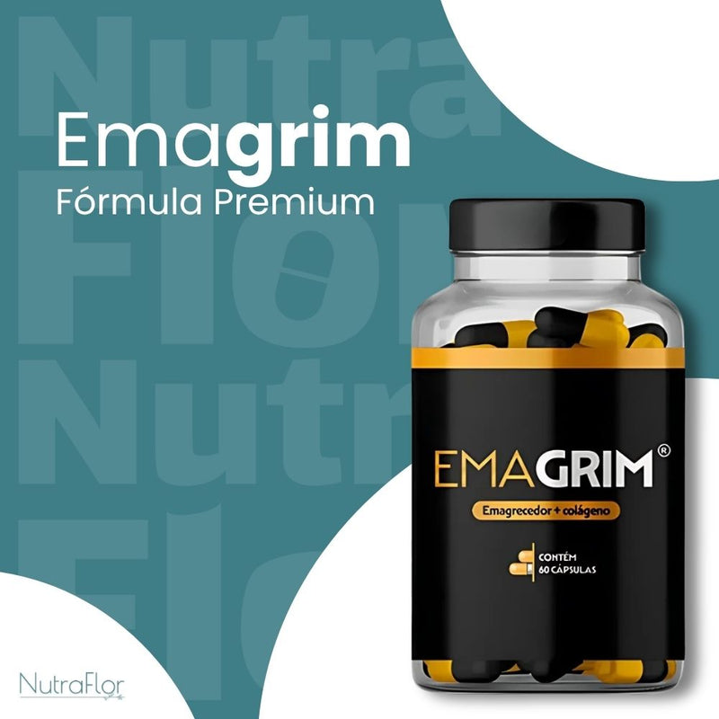Emagrim Original 60cp - Suplemento Natural - Promoção Exclusiva + Frete Grátis