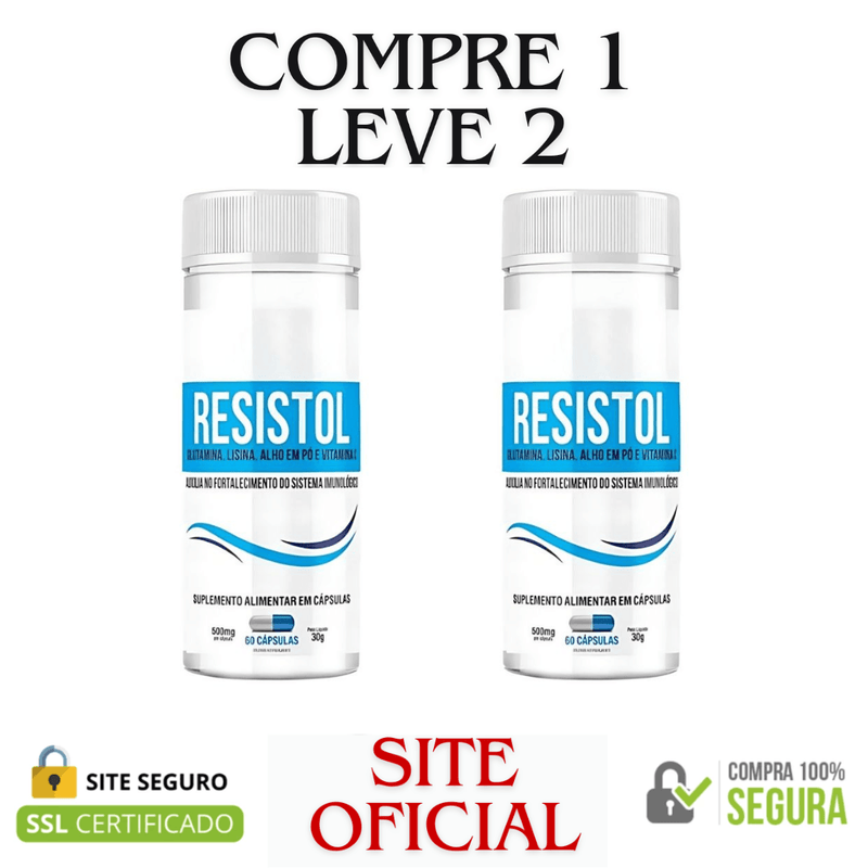 Resistol - Compre 1 Leve 2 - Fortaleça Sua Imunidade
