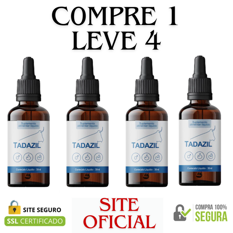 Tadazil - Compre 1 Leve 2 - Potência Máxima e Desempenho Imbatível