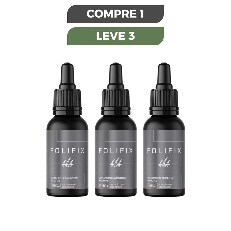 Folifix Gotas 30ml - Aumente Seu Crescimento Capilar - Promoção Oficial
